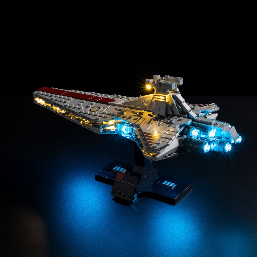 QC Ltbrcik Lighting Set for Lego Stars Wars Venator-Class Attack Cruiser 75441 Building Blocks Without Building Blocks Set