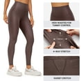 thumbnail image 4 of CRZ YOGA Butterluxe Matte Faux Leather Leggings for Women 28 Inches Leather Pants, 4 of 4