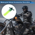 thumbnail image 3 of Accesorios de Casco de Motocicleta Decoración Trenza de Seis Hebras con Lazo para Cascos de Motocicleta Bicicleta Esquí Amarillo Fluorescente Verde Pegamento PU 1 Juego, 3 of 6