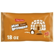 Malt-O-Meal Frosted Mini Spooners Shredded Wheat Cereal, Whole Grain Breakfast Cereal, 18 oz Resealable Cereal Bag