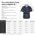thumbnail image 3 of Picia Vintage Golden Butterfly Gentle Cotton Regular Fit Short Sleeve Casual Hawaiian Shirt for Men-3X-Large, 3 of 8