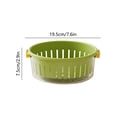 thumbnail image 3 of Ouble-layer Plastic Washing Basin Multi-functional Living Room Basket Kitchen Artifact Household Fruit Washing Fruit Vegetable Basket, 3 of 6