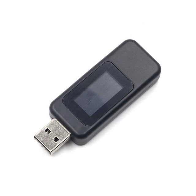 Kenally ABS USB Probador Reemplazo Función de memoria digital Multifuncional Electrónica Tablet Medidor de datos actual Medidores de medidas dimensionales Negro