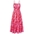 thumbnail image 1 of Vestido de verano GRACE KARIN 2025, casual, sin mangas, fruncido, escalonado, 1 of 7