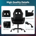 thumbnail image 6 of PC Gaming Chair Ergonomic Office Chair 250LBS Desk Chair with Lumbar Support Arms Headrest Executive Computer Chair for Adults, Black, 6 of 8