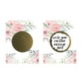 thumbnail image 2 of My Scratch Offs 20 Pack Blank Make Your Own DIY Scratch Off Note Cards & Stickers Wedding Flowers for Bridal Shower Games Prizes and Wedding Shower Games, 2 of 6