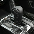 thumbnail image 3 of TACILIP Car Accessories, Leather Lattice Pattern Gear Knob Cover, Auto Car Knob Protective Sleeve Hoop & Loop Type, Gifts for Father, 3 of 6