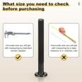 thumbnail image 6 of Furniture Connector Bolt Cap Nut Kit with Wrench(M6-1x80mm) 24Pcs, Connector Bolts M6 Countersunk Screw Barrel Nuts Binding Screws, for Chair Cabinet Bed, Black, 6 of 7