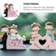 thumbnail image 4 of 1 pieza de figuras de pareja de San Valentín: novios, muñecos de resina, adornos para tartas., 4 of 8