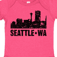 thumbnail image 4 of Inktastic Seattle Skyline Grunge Boys or Girls Baby Bodysuit, 4 of 5