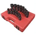 thumbnail image 2 of Sunex 2856 15pc 1/2" Drive 12pt Fractional SAE Universal Impact Socket Set, 2 of 3