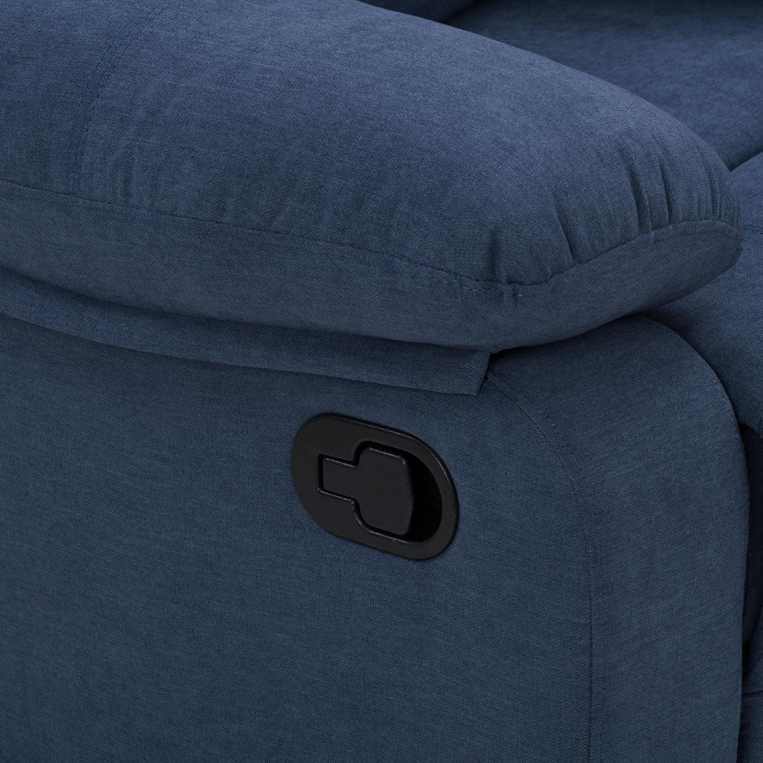 Fauteuil inclinable d'intérieur rembourré manuel CorLiving Oren à 2 places