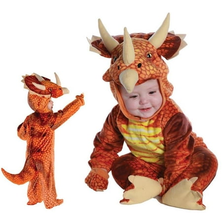 Rust Triceratops Plush Baby Costume L 2T-4T