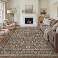 thumbnail image 4 of BERTHMEER 8'x10' Area Rugs for Living Room Large Vintage Brown Carpets for Bedroom Office Machine Washable Farmhouse Dining Room Oriental Rugs Non Slip Traditional Distressed Rugs, 4 of 9