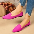 thumbnail image 2 of Classic Pointed Toe Ballet Flats for Women Lightweight Slip On Loafers Comfortable Walking Canvas Dressy Shoes, 2 of 6
