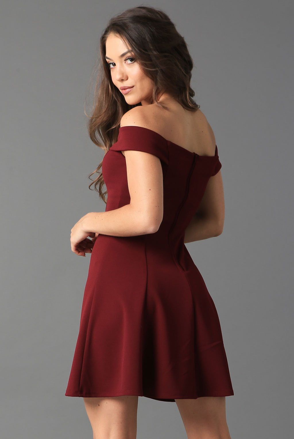 Mini Dress Homecoming Dresses Teeze Me Off The Shoulder Dress Juniors Fit  And Flare Off The Shoulder Skater Party Cocktail Teeze Me Dress