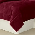 thumbnail image 5 of Vellux Plush Quilted Blanket, Twin, Red, 5 of 10