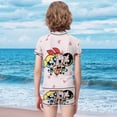thumbnail image 3 of The Powerpuff Girls Boys 2-Piece Swimsuit Set Bathing Suit Short Sleeve Swimwear Sets with Swim Trunk 9-11Y(140cm), 3 of 7
