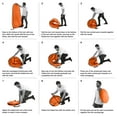 thumbnail image 4 of Wakeman Outdoors Pop Up Privacy Tent, Dressing Room, or Bathroom (Orange), 4 of 8