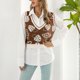 thumbnail image 2 of Seta cosecha suéter chaleco lindo V cuello caliente moda mujer casual suéter chaleco para trabajar, 2 of 7
