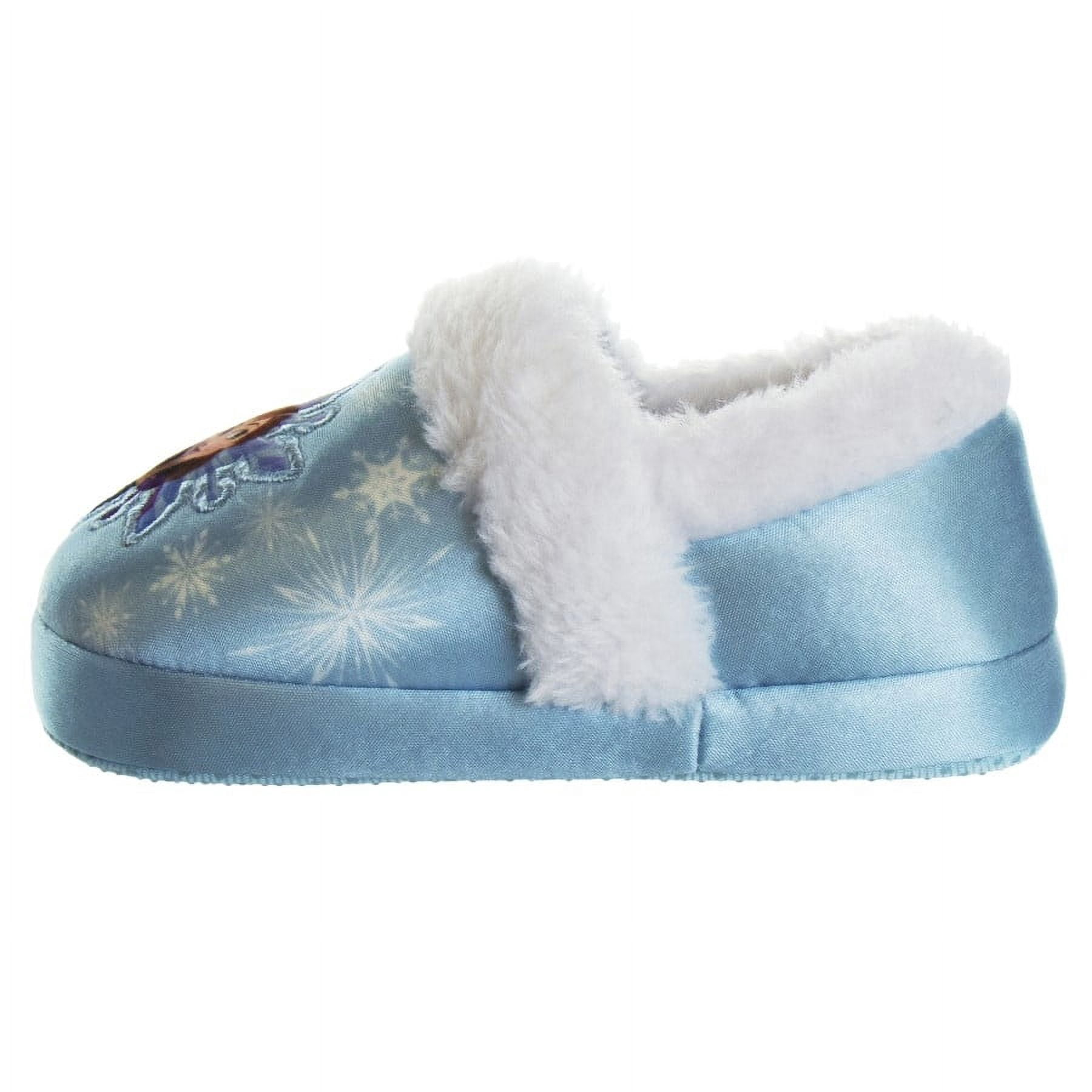 Disney Frozen Anna and Elsa Girls Dual Sizes Slippers