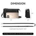 thumbnail image 4 of FALAN MULE Small Crossbody Bags for Women Vegan Leather Cell Phone Purse with Adjustable Strap, 4 of 6