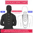 thumbnail image 5 of Block Chain Necklace & Bracelet Set (14mm, Gold), 5 of 6