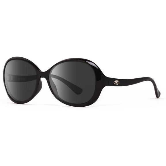 ONO'S CAT ISLAND Grey Mirror POLARIZED Black Frame SUNGLASSES