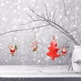 thumbnail image 3 of 50 Pcs 3 Inch Acrylic Blanks with Hole Transparent Circle Ornament Clear Round Acrylic Christmas Ornament Blanks, 3 of 7