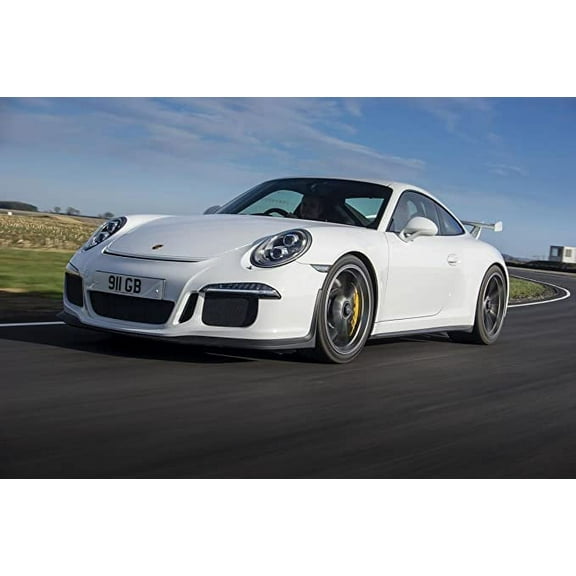 Iconic Arts Laminated 36x24 Poster: New Porsche 911 GT3 Evo