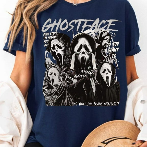 Do You Love Scary Movie Shirt, Scream 1996 Movie Fans, Men's And Women's Graphic Tee 100% Cotton by TBun, Full Sizes S-5XL