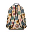 thumbnail image 3 of Pioneer Flower Floral Print Pattern Backpack for School, Cute School Bag with Adjustable Shoulder Straps and Padded Back, 15.3"x11"x7.1", 3 of 5