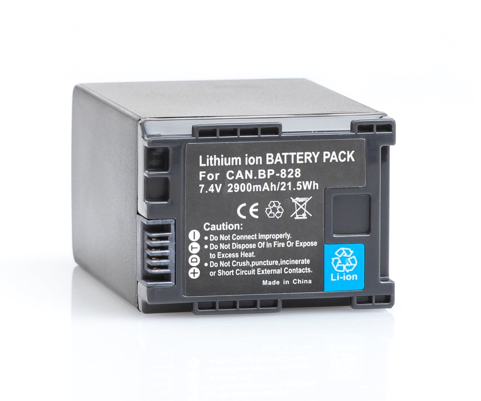 Battery for Canon BP-828 BP828 8598B002 VIXIA HF G30 XA20 XA25 BP-827 XF400 
