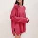 thumbnail image 4 of Women's Long Sleeve Plus Size Waffle Knit Fall Top rose red XXL, 4 of 4