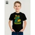 thumbnail image 2 of MAWOTEA Taco Lovers Exclusive Funny Graphic T-shirt for Kids,Black Fabric 100% Cotton Made, 2 of 5