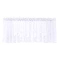 thumbnail image 1 of 51x16inch Embroidered Short Curtain Small Window Valance for Kitchen 130x41cm, 1 of 8