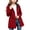 Red, variant on DJDLJWCJ Teen Girls Mid Length Windbreaker Water Resistant Solid Color Zip Up Hooded Jacket for Outdoor Hiking Purple Size 7