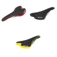 thumbnail image 1 of Sillín de bicicleta de 3 unidades Asiento de bicicleta de montaña Asiento de bicicleta cómodo y transpirable, Cojín de asiento de cuero PU para ciclis Baoblaze Sillín de bicicleta, 1 of 8