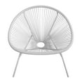 thumbnail image 4 of CosmoLiving by Cosmopolitan, Avo Collection, Indoor/Outdoor Modern XL Lounge Chair, 2-Pack, Light Gray, 4 of 13