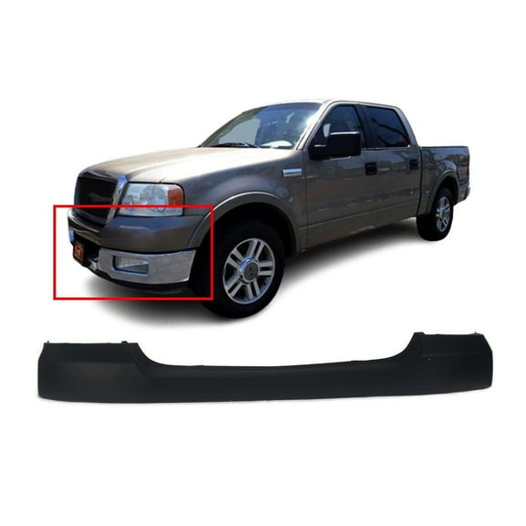 DCP Primed Front Upper Bumper Cover Fascia for 2004-2006 Ford F150 Pickup