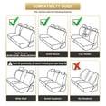 thumbnail image 4 of ILJNDTGBE 5 Seater Seat Cover Protective Cushion Complete Front And Rear Seat Back Seat Cover 3D Butterfly Pattern Car Seat Cushion Lumbar Raised Seat Cushions for Chairs Car Seat Lumbar Support, 4 of 8