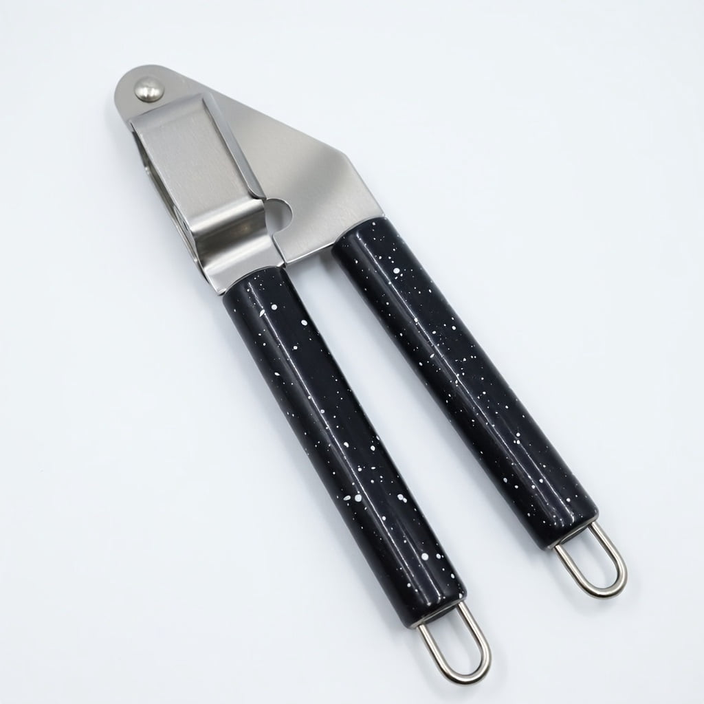 Manual stainless steel garlic press multi-purpose kitchen garlic pounder creative household easy-to-clean garlic clamp twisting garlic tool