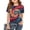 Dark Blue(American Flag Tie Dye), variant on CCRFTGI American Flag Shirts for Kids Boys Girls Size 7 Patriotic Casual 4th Of July American Flag Striped Outfits July 4th Celebration Summer Shirts 1776 T-Shirts Red 3-4 Years