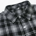 thumbnail image 3 of PNTUTB Fashion Men's Checkered Printed Long Sleeve Shirts Collared Button Down Casual Comfortable Dressy Blouses, 3 of 5