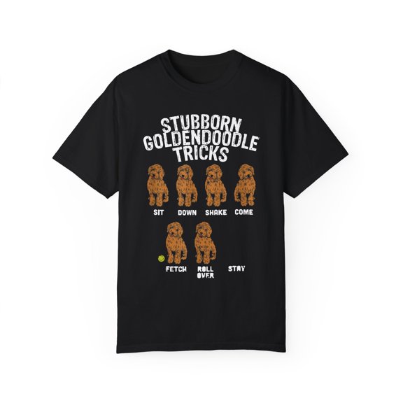 Novelty Goldendoodle Puppies Introverts Gift Hilarious Bernese Mountain Owner Men Women Unisex Garment-Dyed T-shirt