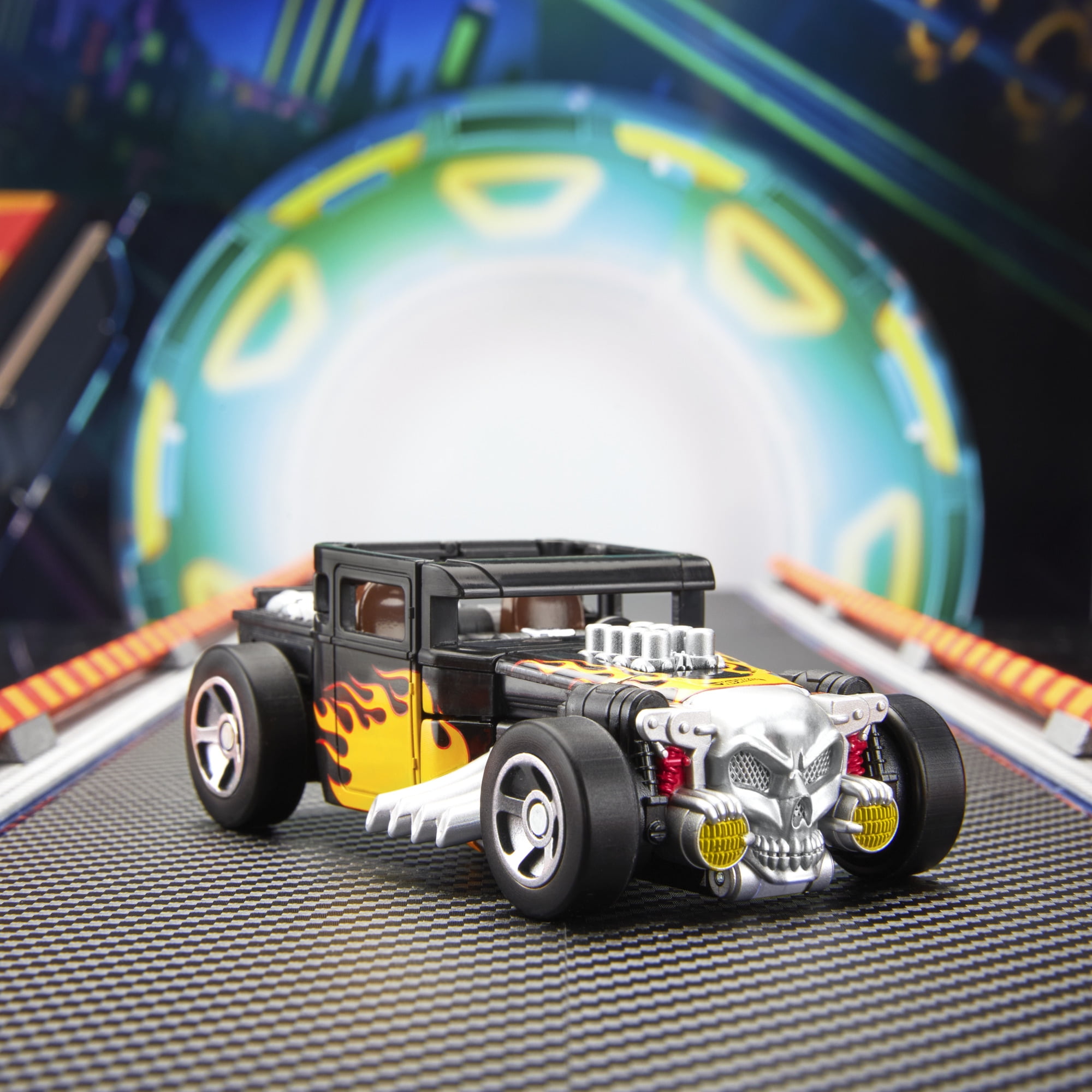 Transformers Toys Hot Wheels® x Transformers 5" Bone Shaker Action Figure, 8+