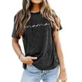 thumbnail image 4 of VILOVE Women Mama Shirts Mama Letter Printed T-Shirt Mama Graphic Tee Casual Short Sleeve Tops Tee, 4 of 9