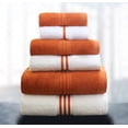 thumbnail image 1 of HURBANE Home Highly Absorbent 6 Pc Orange Bath Combo Set, 1 of 5