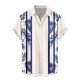 thumbnail image 1 of Camisas Negras Para Hombre Camisa hawaiana de manga corta para hombre, camisa con estampado 3D de solapa de primavera y verano, camiseta de moda (White, L), 1 of 3