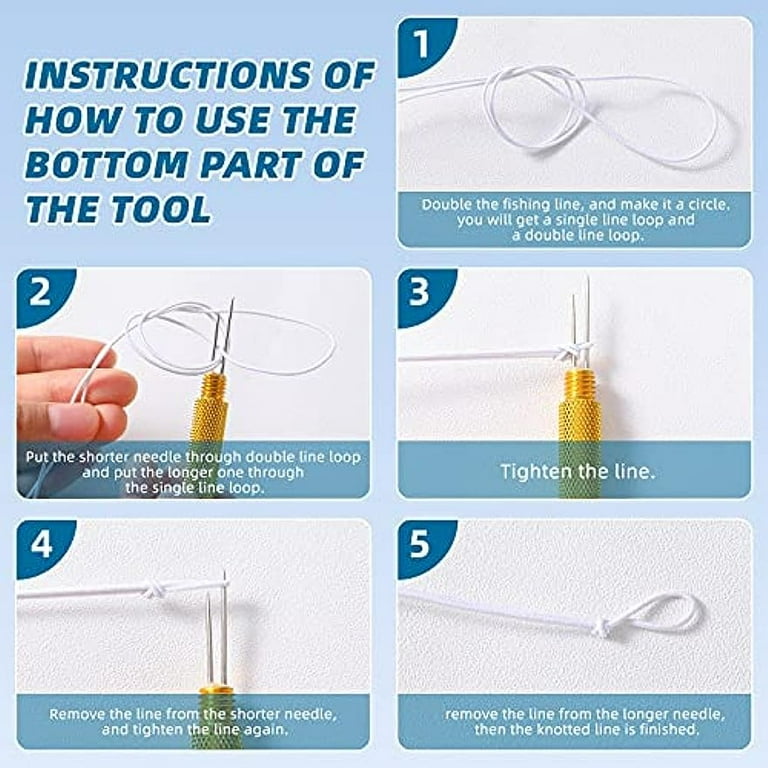 3 Pieces Fishing Practical Knot Line Tying Knotting Tool Fishing Knot Tying  Tool Manual Portable Fast Fishing Supplies Practical Knot Fishing Quick
